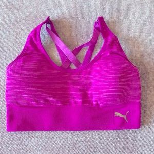 Puma Sports Bra Size S Pink